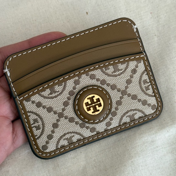【Tory Burch】T Monogram Jacquard Card Case Tory Burch T Monogram Jacquard Card Case | Shopbop
